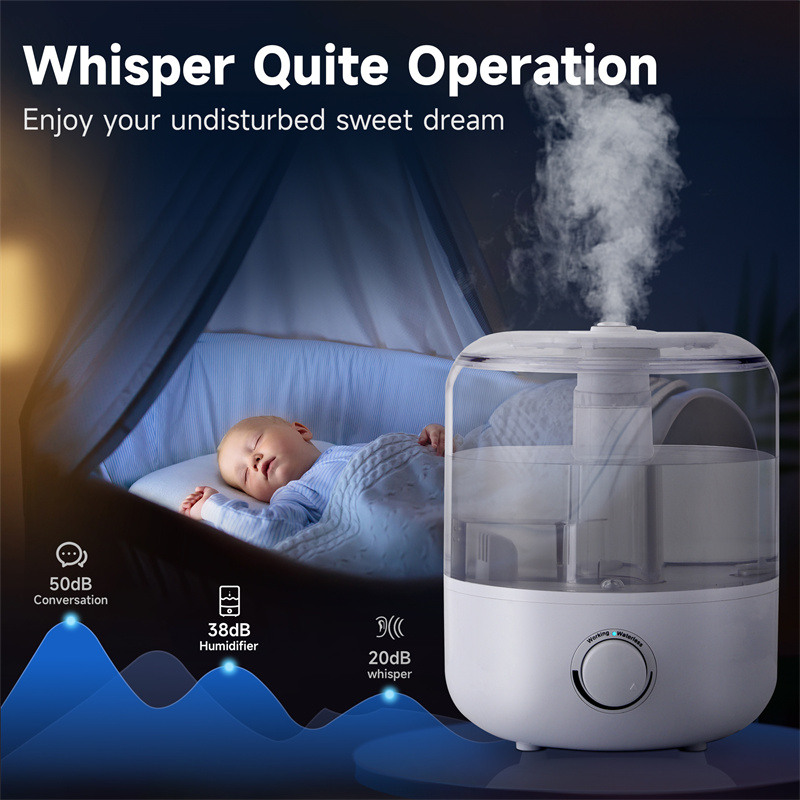 3L Ultrasonic Air Humidifier with Aroma Diffuser