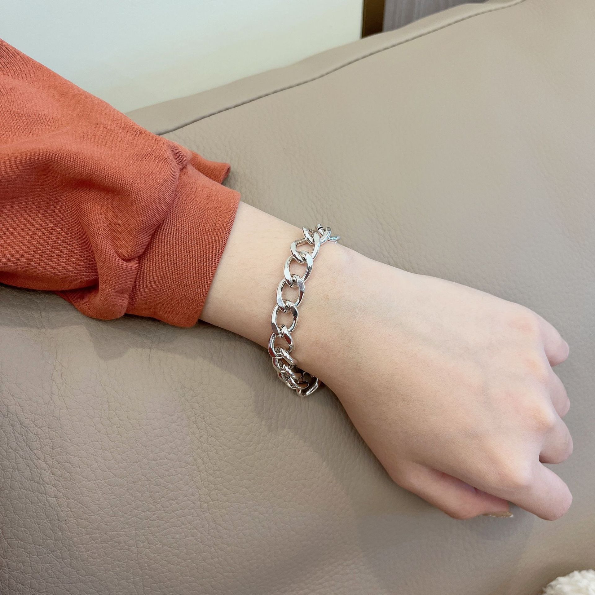 Women's Niche Design Thai Silver Vintage Hip Hop Bracelet 3 499eab8e f910 482f 9c37 47daf1380118 Women's Niche Design Thai Silver Vintage Hip Hop Bracelet