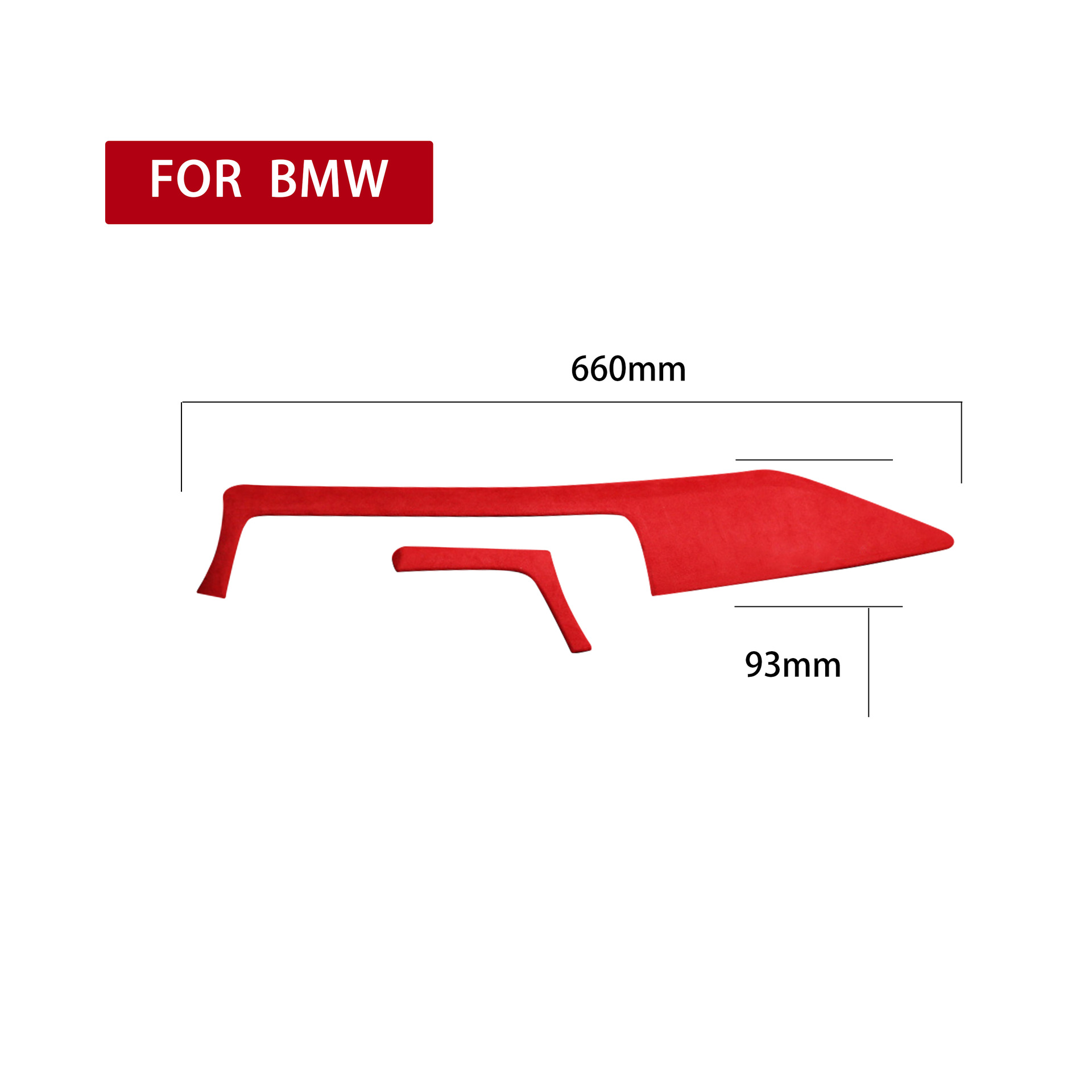 Suitable For BMW 3 Series F30 Alcantara Suede Central Control Instrum