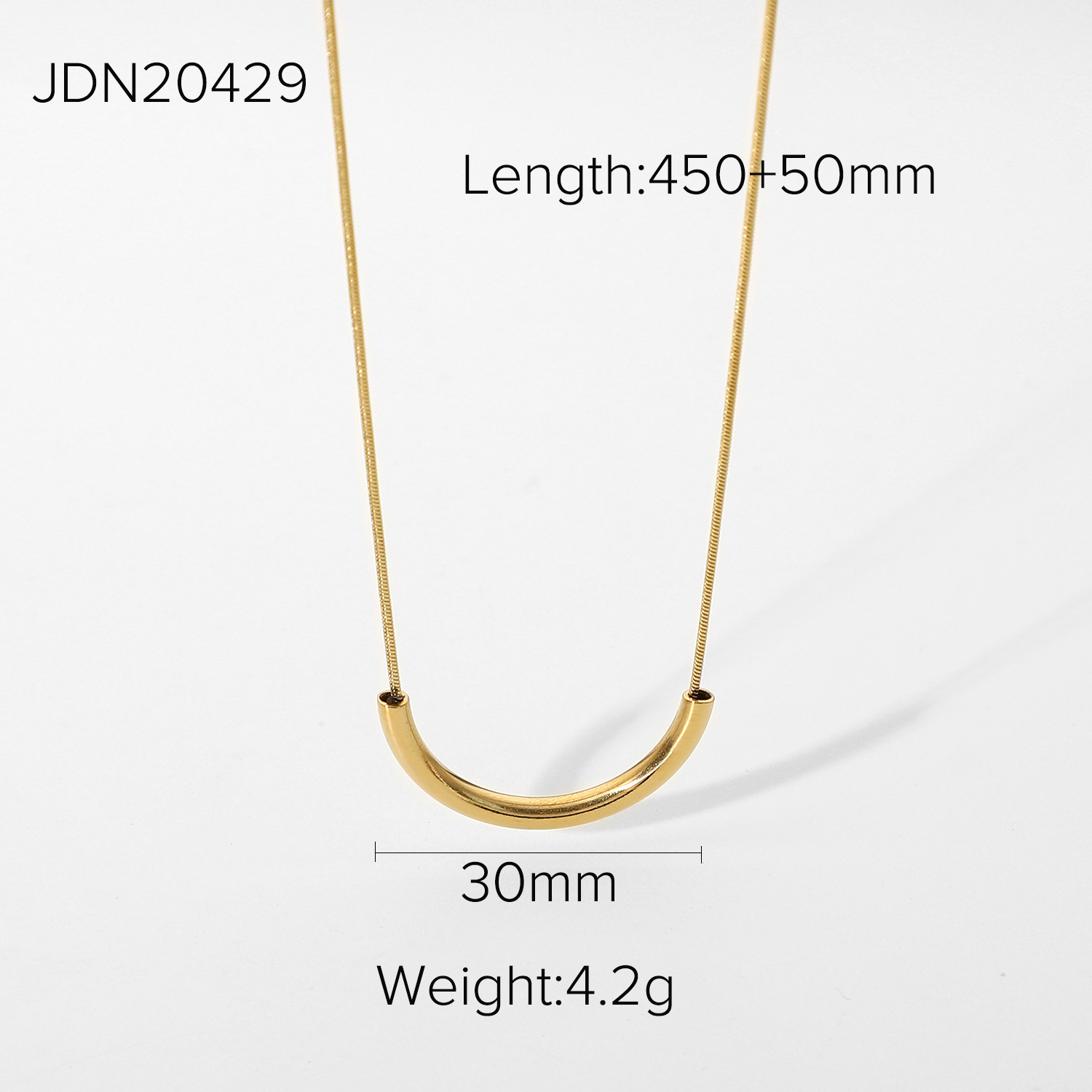Vintage Stainless Steel Necklace Gold-plated Jewelry Clavicle Chain 4 49cc84d8 52e3 426a a4b2 c9f74a4dcfb1 Vintage Stainless Steel Necklace Gold-plated Jewelry Clavicle Chain