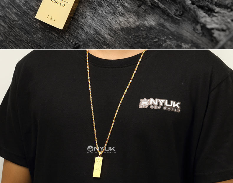 4a4ab80c 00b1 4437 afd6 948e3294c308 Gold Bar Hip Hop Necklace Pendant