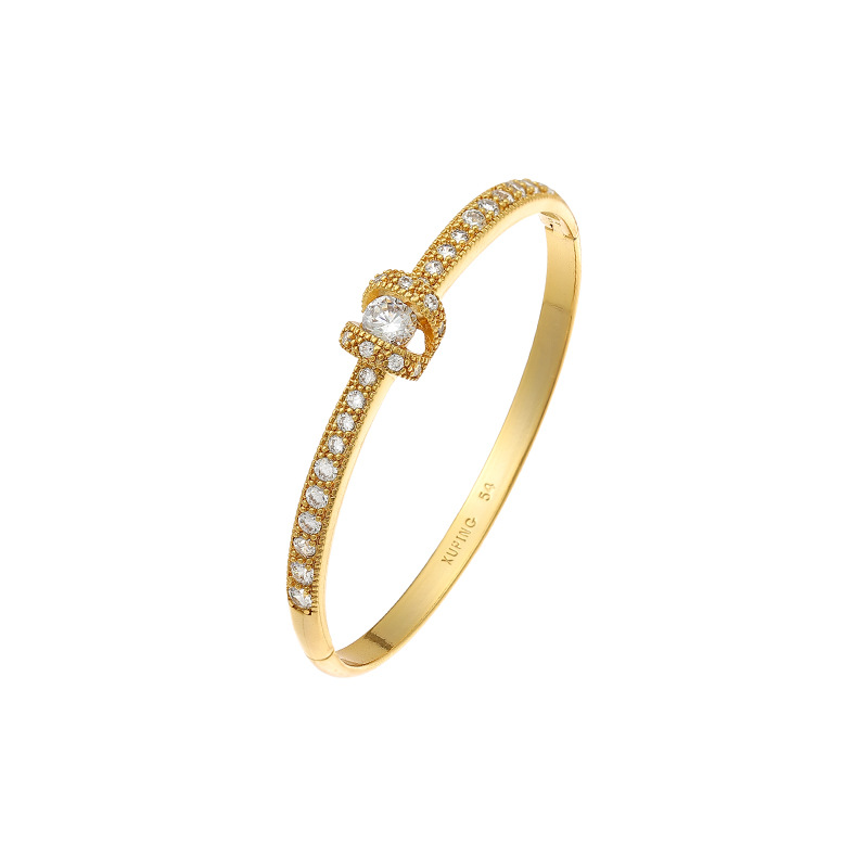 Women's Fashionable Simple Brass Gold-plated Bracelet 5 4b97f1d4 7bf6 4ef5 bea1 bfb7fc4bd823 Women's Fashionable Simple Brass Gold-plated Bracelet