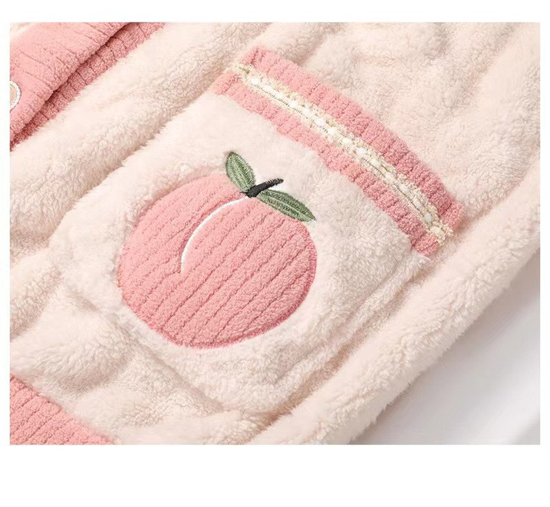 white Strawberry Pj Set Kawaii Pajama Set peach