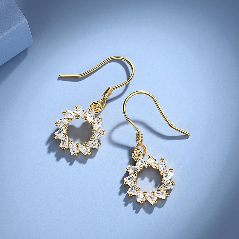 4e3d58f1 dd14 48d7 b6df 5f65f410ea44 Sterling Silver S925 Circle Shape Earrings