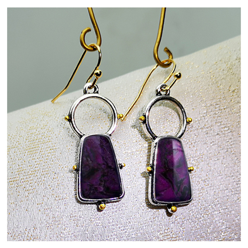 518aa0cb 3bb8 4436 849b 594c4f10961d Personality Creative Purple Girl Earrings