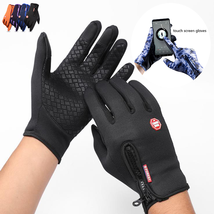 Unisex Waterproof Non-slip Touchscreen Fleece Gloves