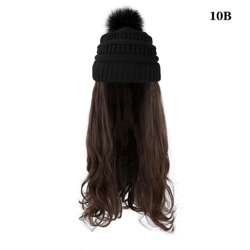 Chic Hat Wigs: Elevate style seamlessly with this versatile fashion fusion .image 12