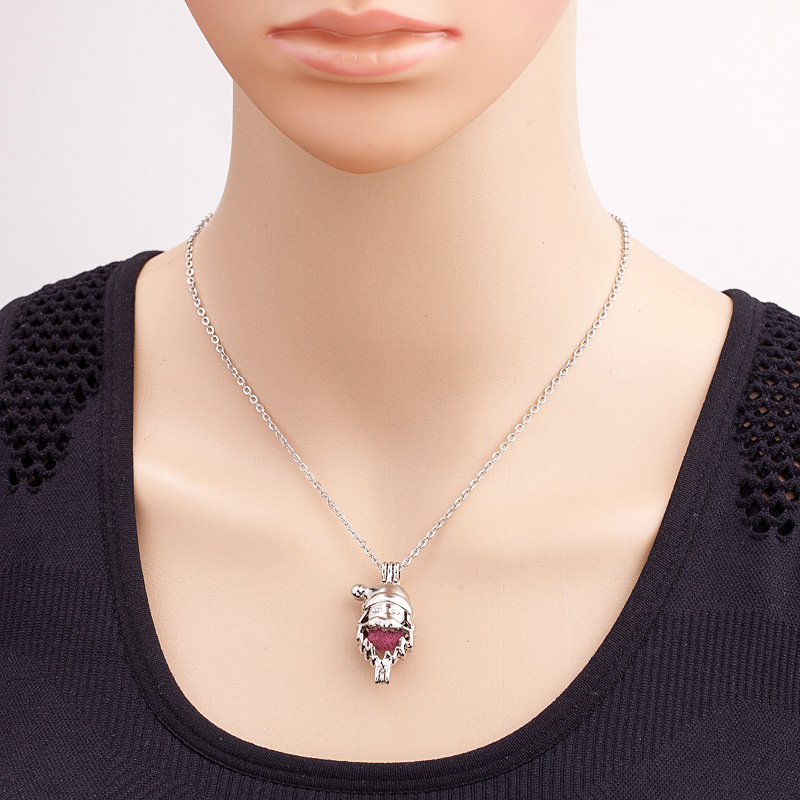 54d3a2c9 cbb2 41d2 92e2 6a0166520f95 Personalized European And American Style Santa Claus Head Aromatherapy Pearls