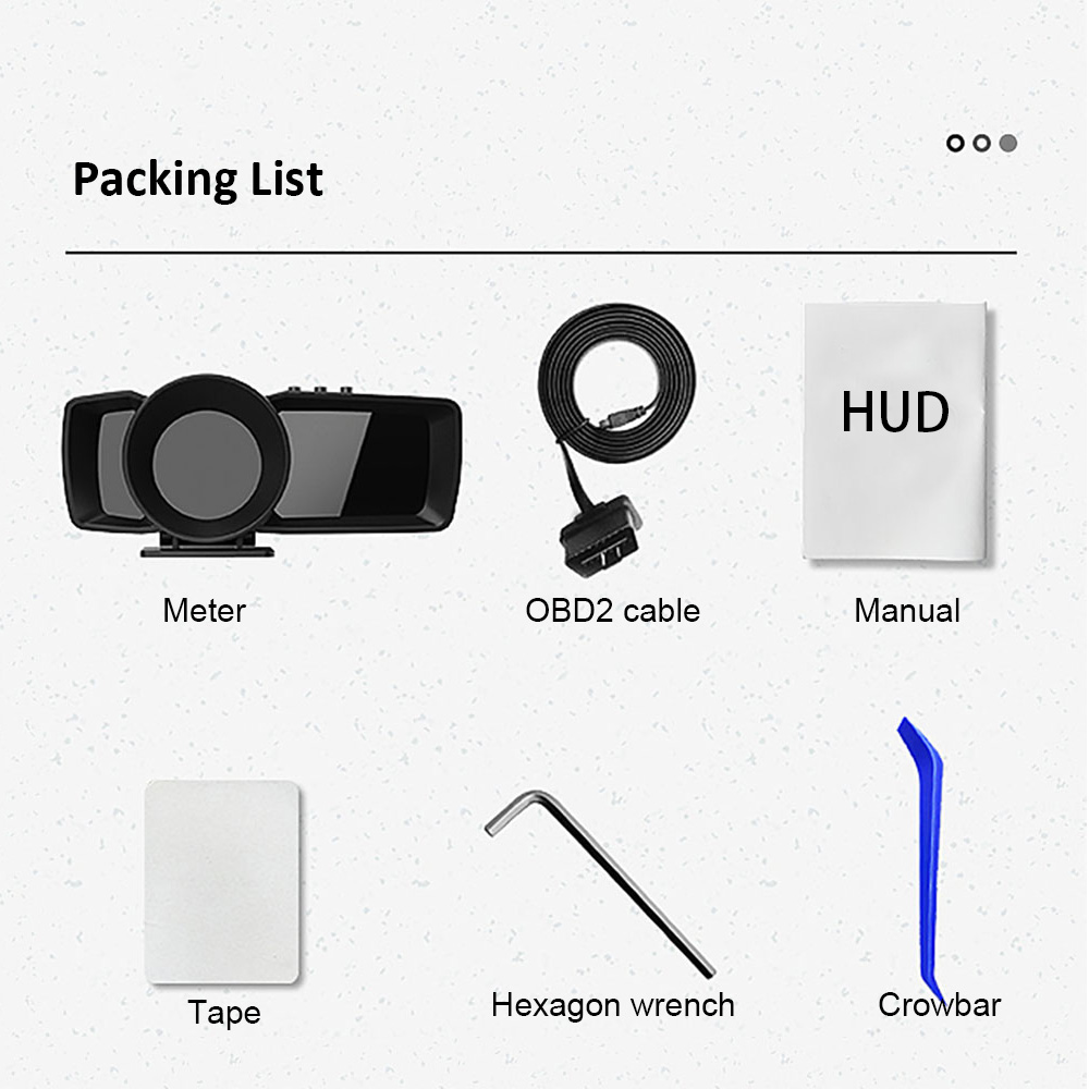 Driving Computer HD LCD OBD Meter