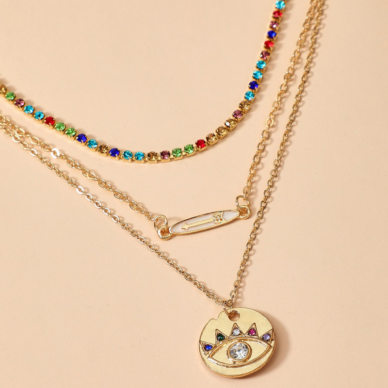 55f5a518 d532 4550 8e9c 9376ea82402d Arrow demon eye necklace 3-piece set