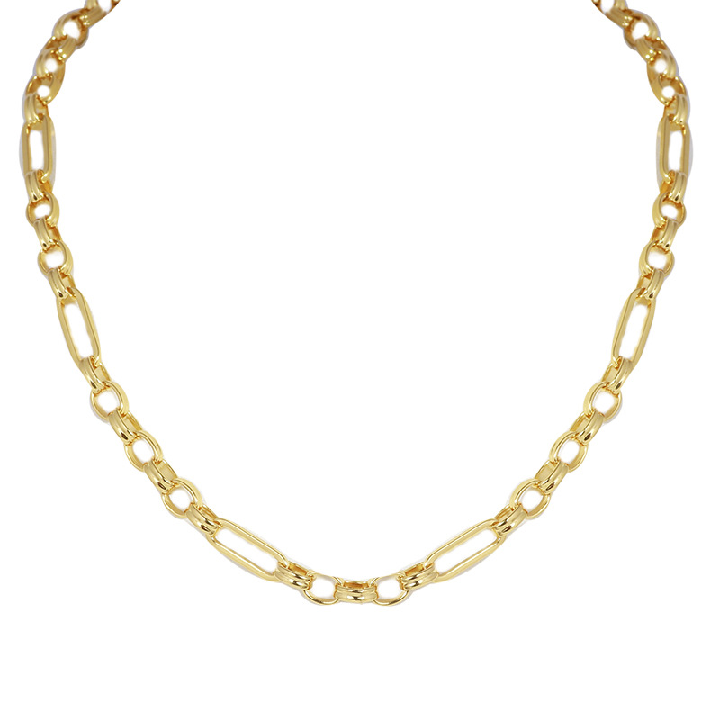 5607199a b37a 4a25 8c20 86c3f523debb Personalized Simple Splicing Chain Metal Texture Bare Chain Necklace