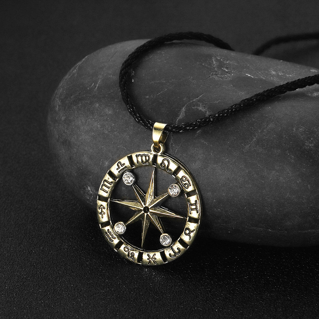 European And American New Compass Pendant Necklace For Men And Women 7 57dfef5e 4b25 4777 8f1a 9f8a4fd06b8b European And American New Compass Pendant Necklace For Men And Women