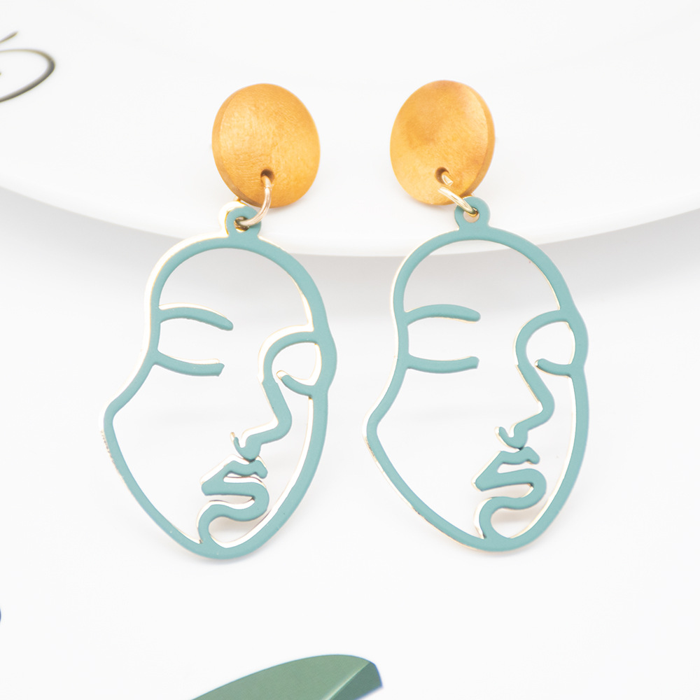 586c0e4f a77c 4432 ab7c c303dd02e9aa Creative fashion Korean mask earrings