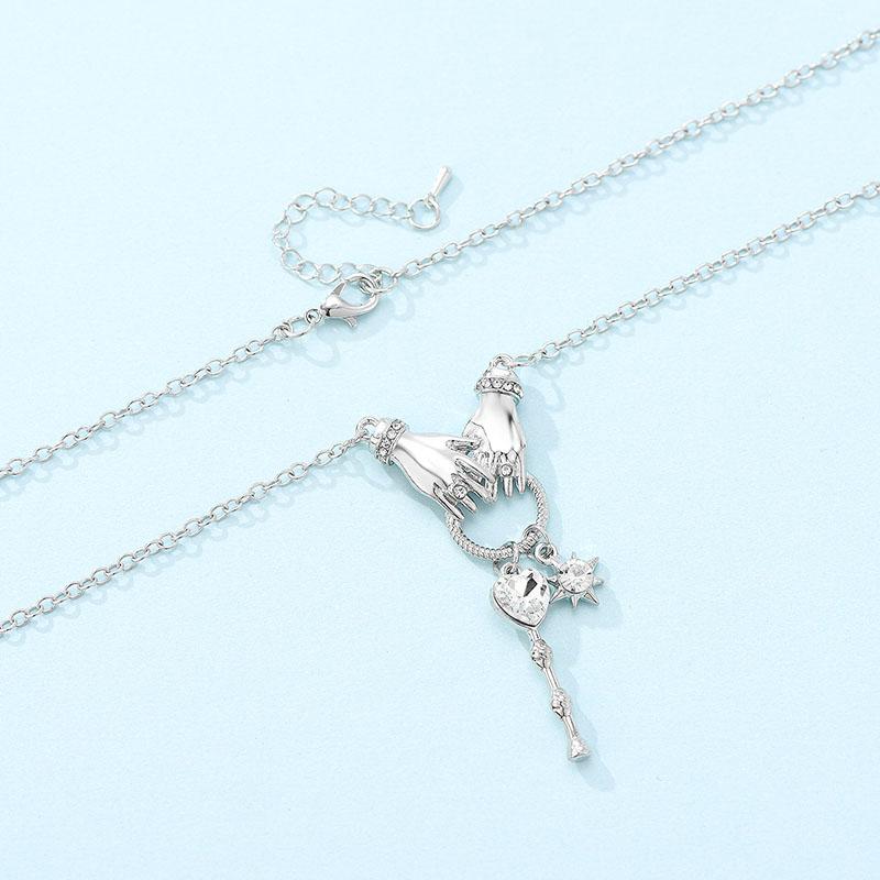 587adfaf b779 4df5 9c42 9ff645bf4e7b All-match Xiaoqing Necklace Female Simple