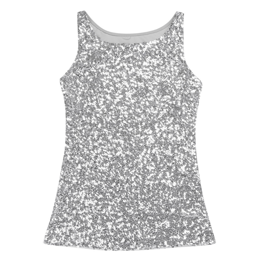 Title 1, Sparkling sequined camisole, perfect for partie...