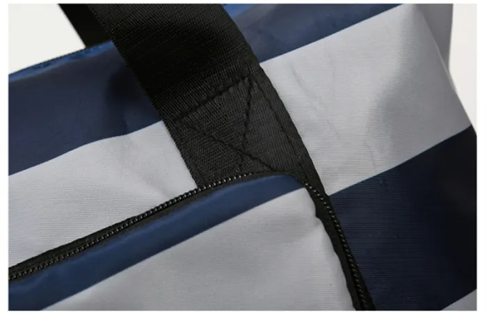 Foldable Travel Duffel Bag with Wet-Dry Pocket and Shoe Compartment, 20-35 L Gym and Weekender Bag - detail photo 12