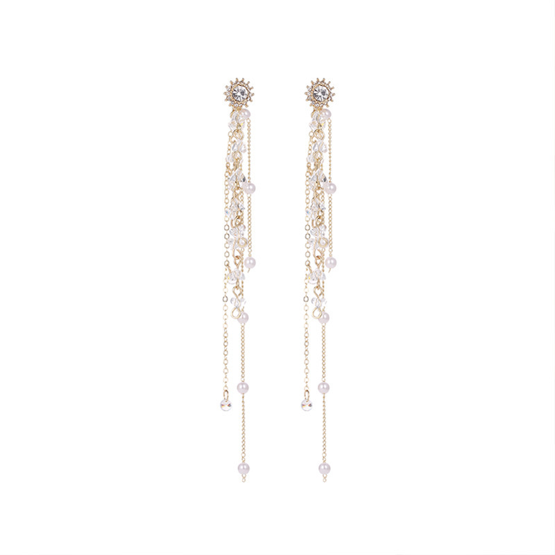 Crystal Super Fairy Temperament Long Earrings With Thin Face 3 5c586c76 5f08 4916 bd7d f864d185e00c Crystal Super Fairy Temperament Long Earrings With Thin Face