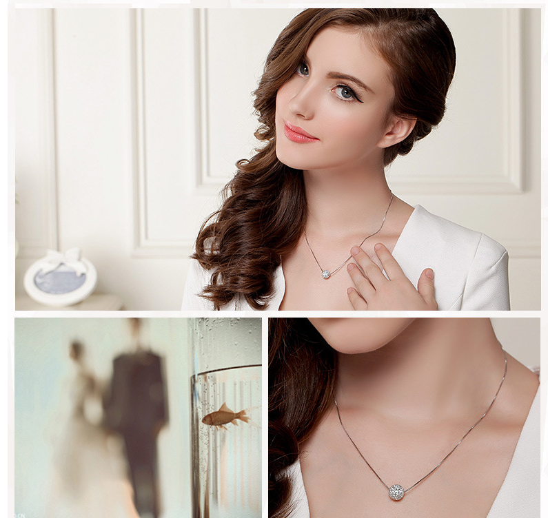 5c69060b a4da 498b 9fcb 7d745df2d02c Fashion Full Diamond Round Necklace Women