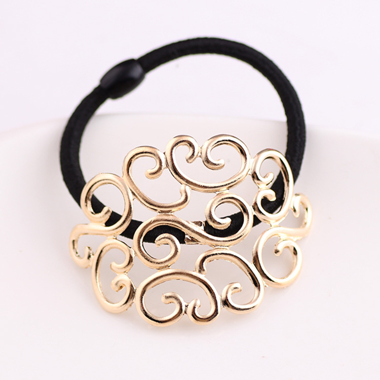 Fashion Alloy Hollow Pattern Hair Tie 5 5cd670e2 5a95 420d bffc 146b6183933b Fashion Alloy Hollow Pattern Hair Tie