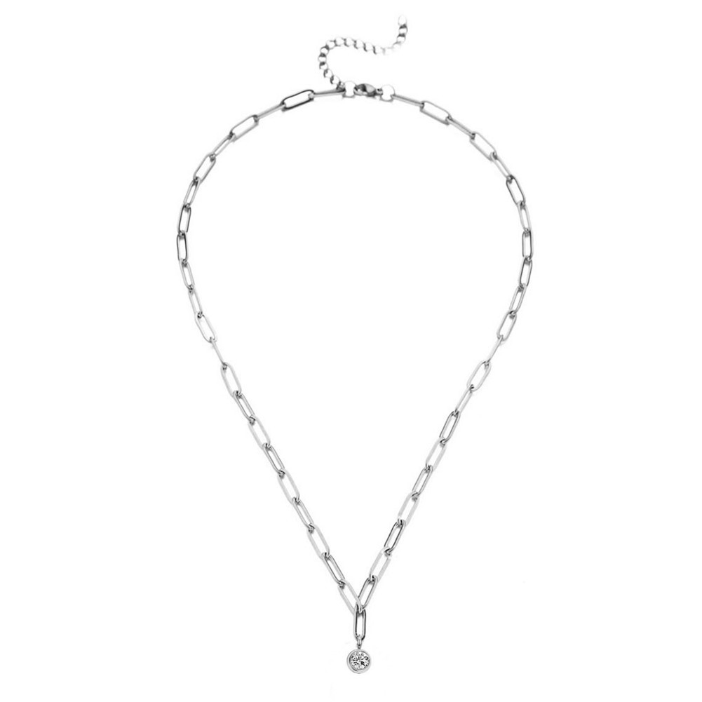 5d637866 78c8 458f 8a2f 239e515321ef Double necklace with crystal pendant