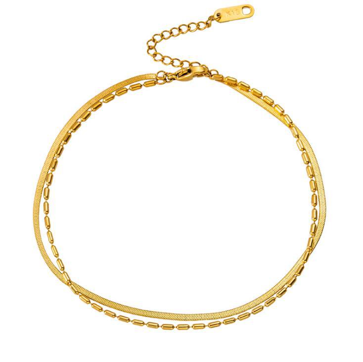 Frosty Light Luxury 18k Gold Delicate Bracelet 1 5db4e330 0c2b 41a8 bd41 615339816d14 Frosty Light Luxury 18k Gold Delicate Bracelet