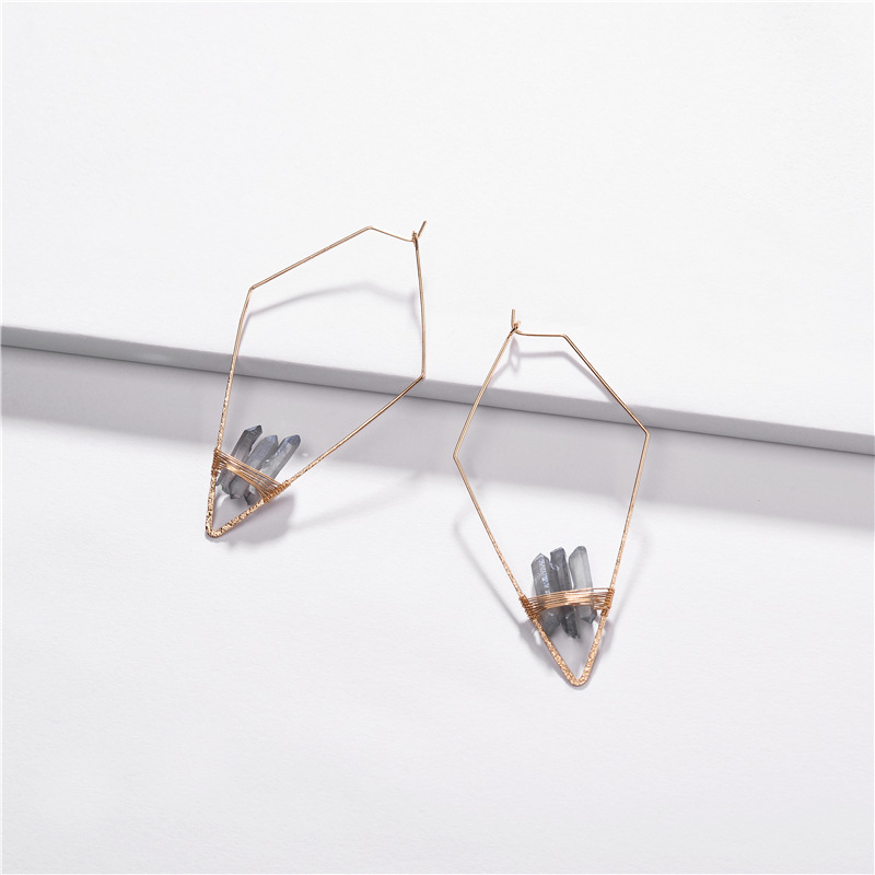 Copper Wire Geometric Arrow Original Crystal Columnar Tooth Stone Earrings 3 619092fe f69b 4d2f beee eb12c9b2c439 Copper Wire Geometric Arrow Original Crystal Columnar Tooth Stone Earrings