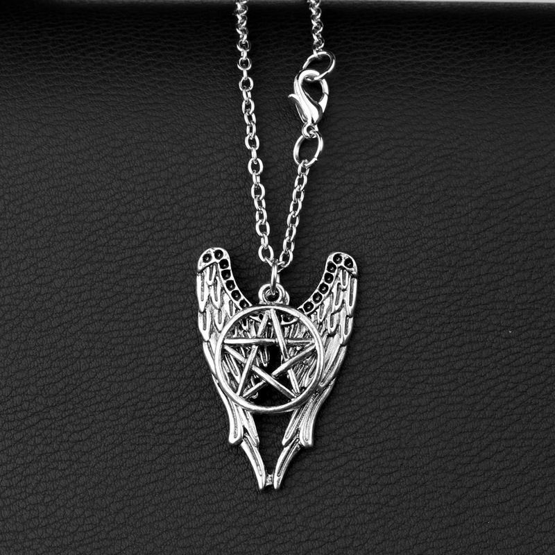 61be5be8 1a60 4138 bc79 80200f73c202 Five-pointed Star Angel Necklace Personality