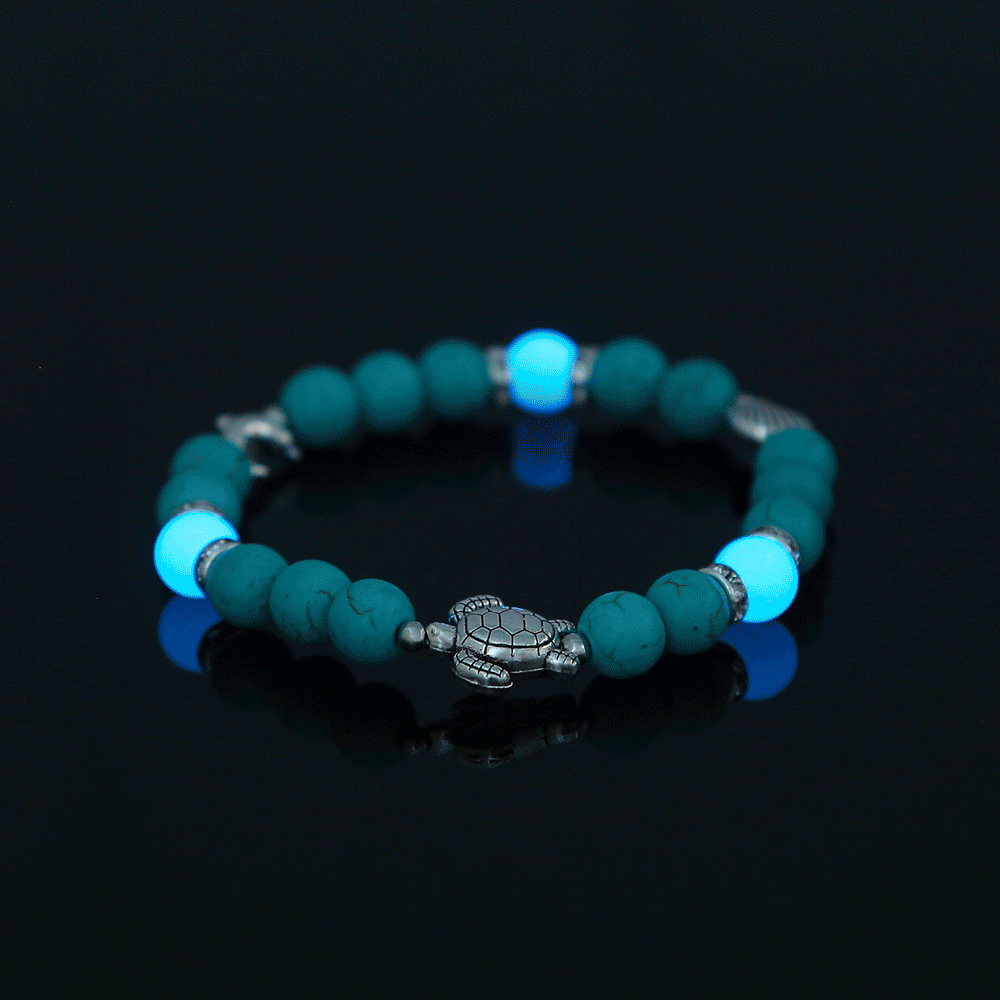luminous turquoise bracelet for men