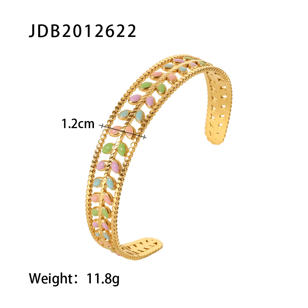 629c73b3 4f6b 4285 bcbc 25d188bbc180 Fashionable And Versatile Gold-plated Stainless Steel Bracelets With Zirconia