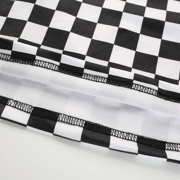 Title 7, Black and white check camisole