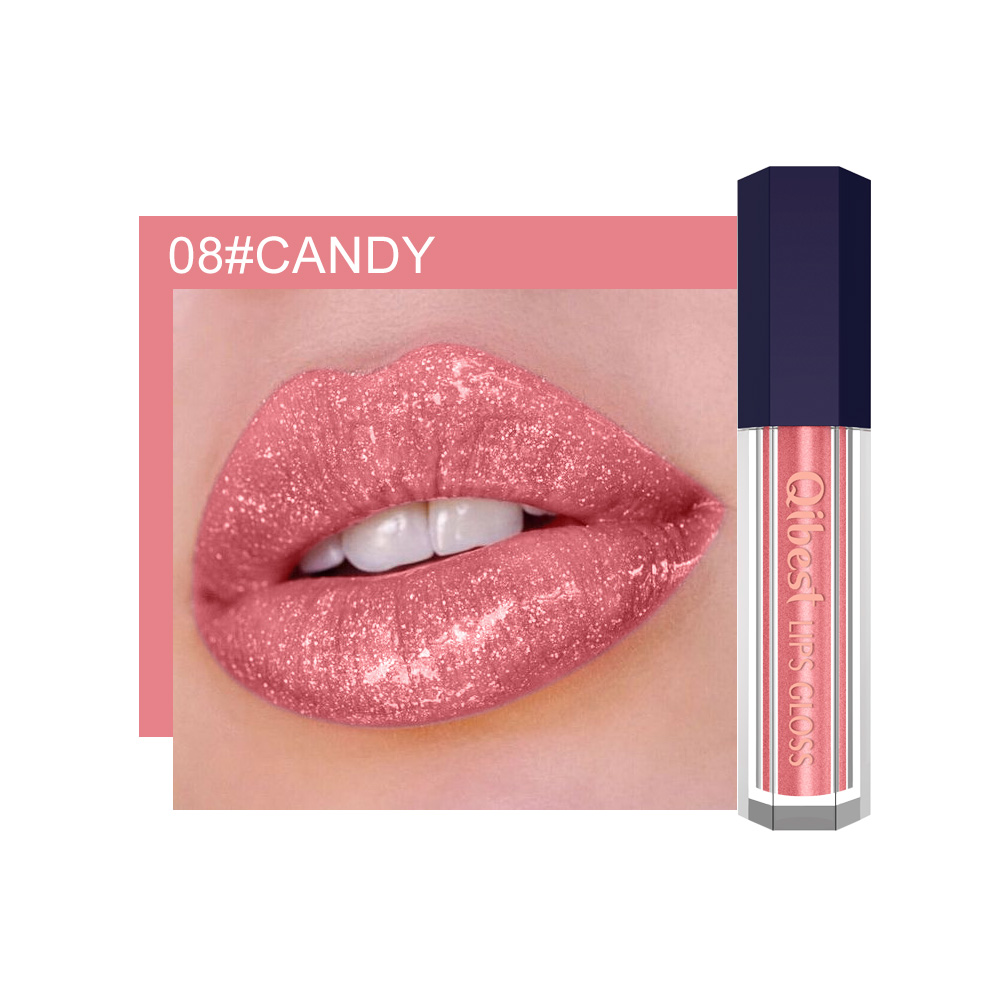 LuxeLuster Diamond Lip Gloss - Pearlescent Diamond Non-stick Lip Glaze candy