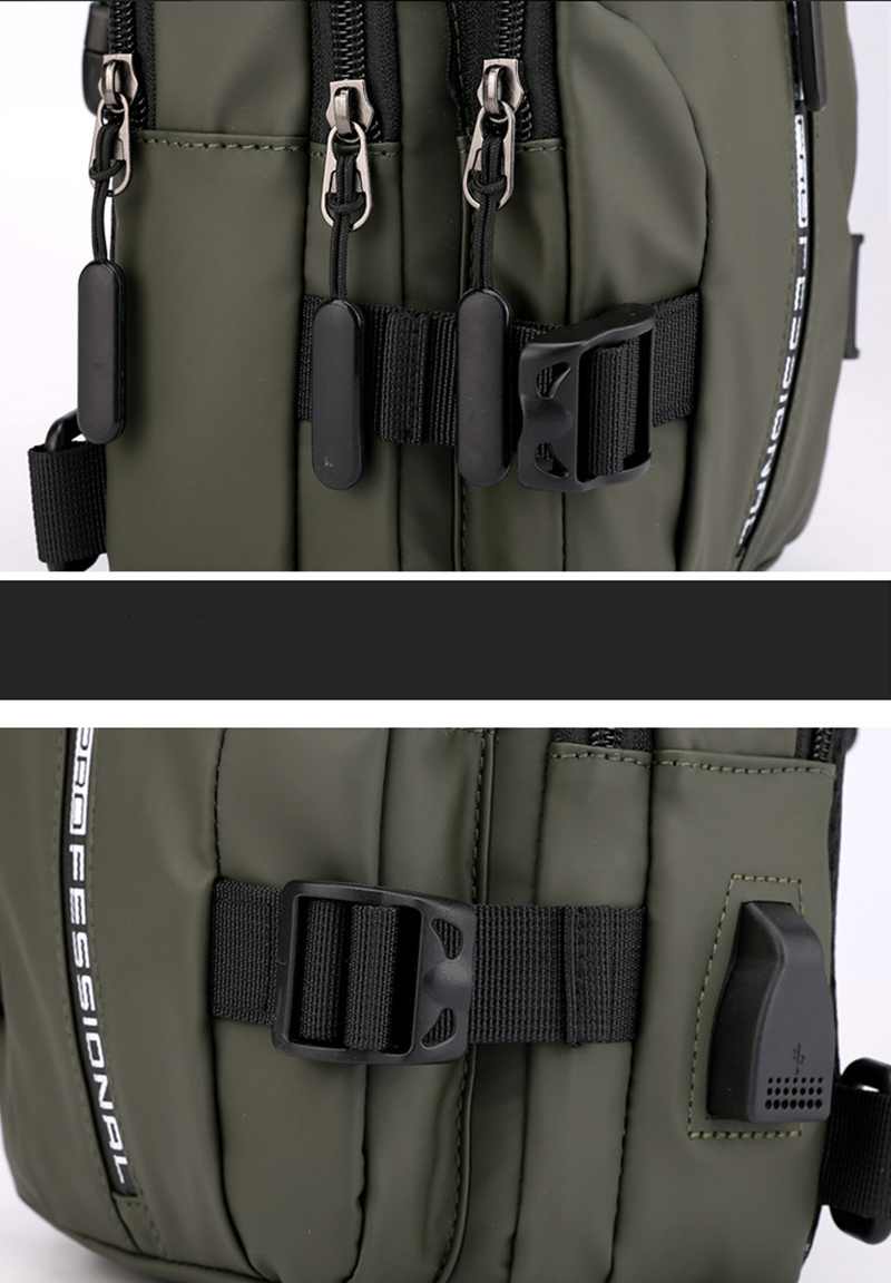 "Multifunctional Crossbody Bag Backpack: Stylish and practical accessory for men on-the-go."