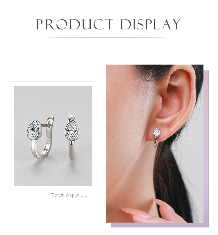 65cc611e 89a0 4c92 b7e1 de5b4feb0942 S925 Sterling Silver Temperament Micro Diamond Earrings