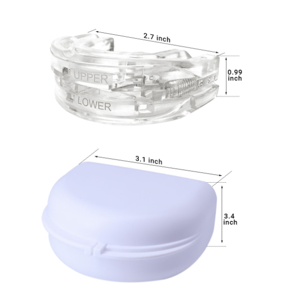 Combat snoring with our Adjustable Braces Mouthpiece—max comfort, minimal noise for a restful night's sleep! image1