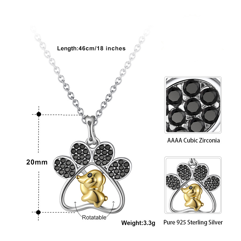 68aa3b89 1403 4502 88c8 3868227f657e Fashion Hollow 14K Gold Cartoon Dog Necklace