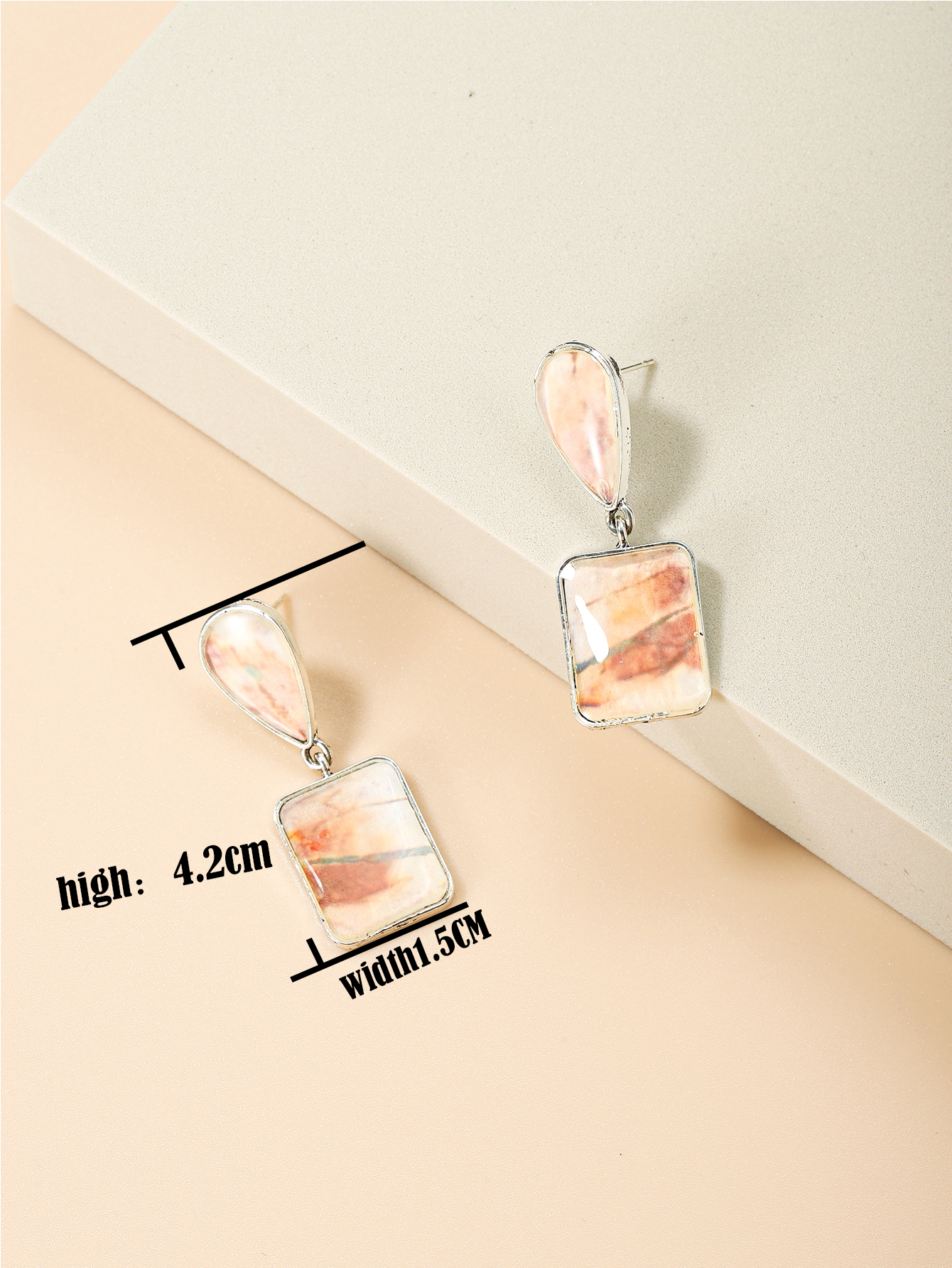 69eb598d 29cc 48b0 a59b 8ee3d7071adc Personalized Solid Color Dual-use Short Earrings
