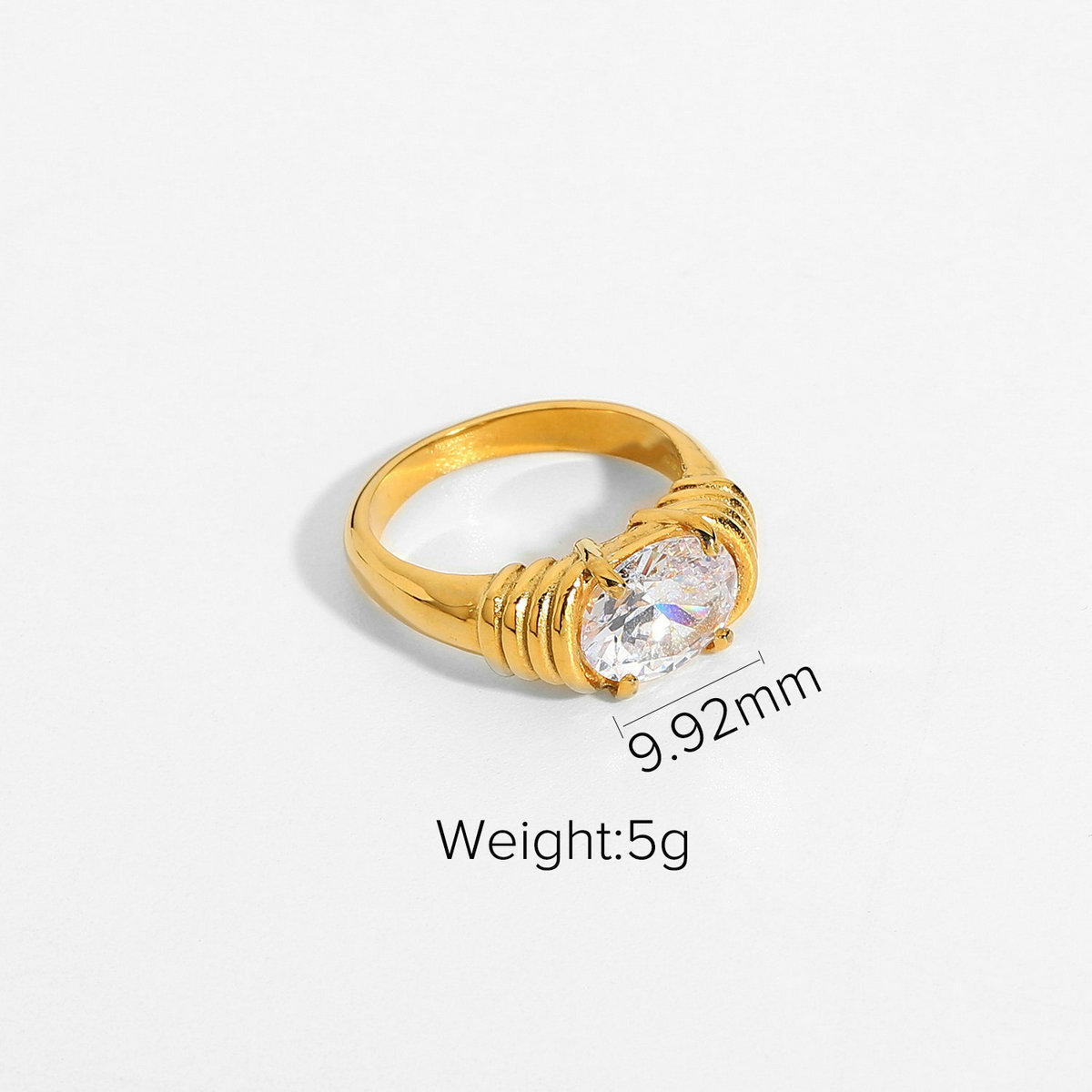 Zircon 18K Gold-plated Stainless Steel INS Net Red Ring 4 6a3ba942 883b 4563 94f0 44bbec8f5b8e Zircon 18K Gold-plated Stainless Steel INS Net Red Ring