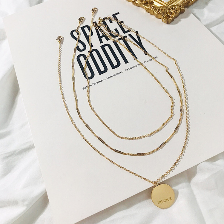 Multi-coin three-ply necklace 3 6be21d33 00de 4207 b430 bf8e05e2b157 Multi-coin three-ply necklace