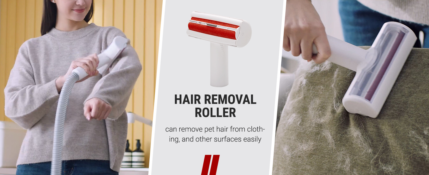 dog hair vacuum groomer