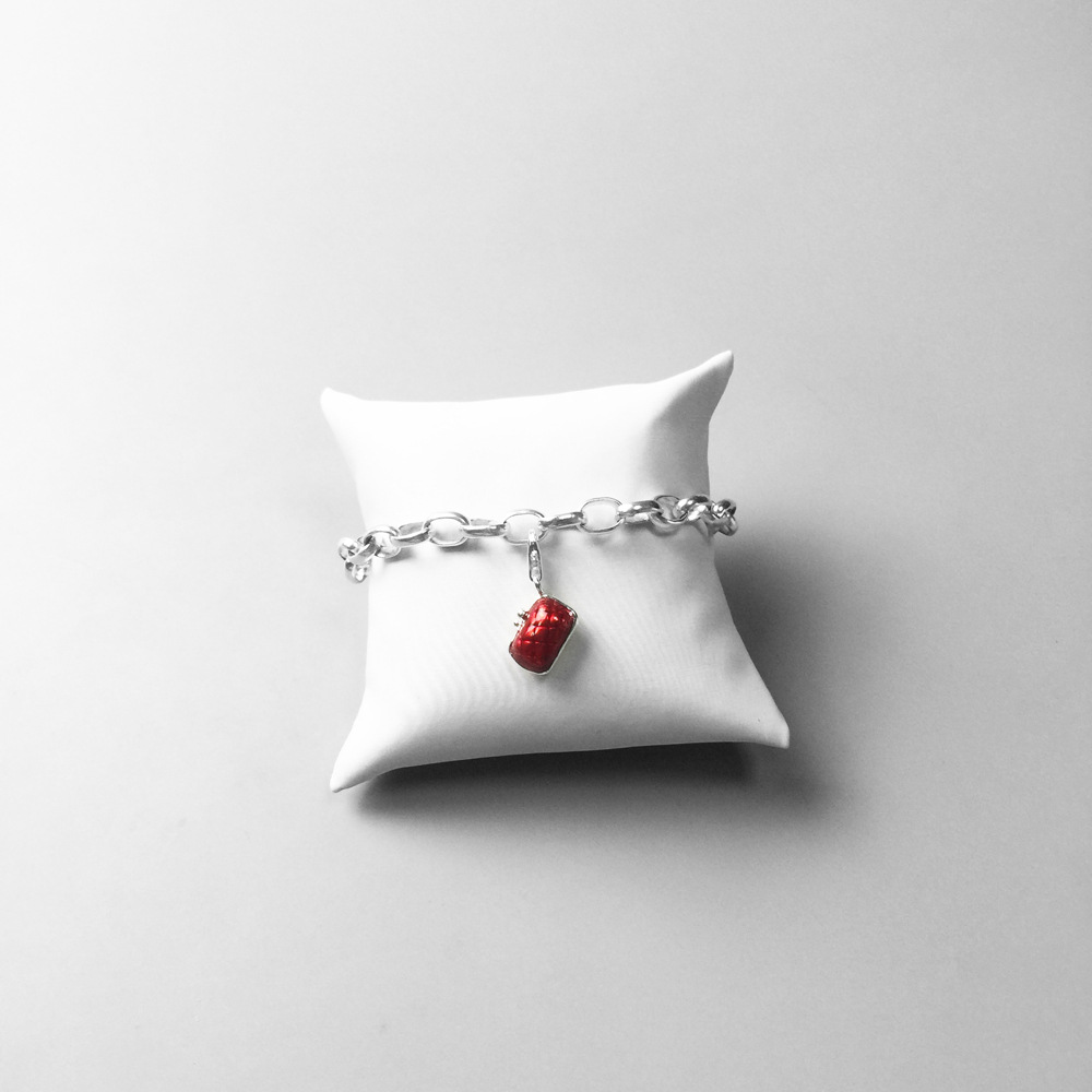 6e7e8e69 9619 4b70 b47e e88550f0a477 Red Small Wallet 925 Silver Bracelet Pendant Charm