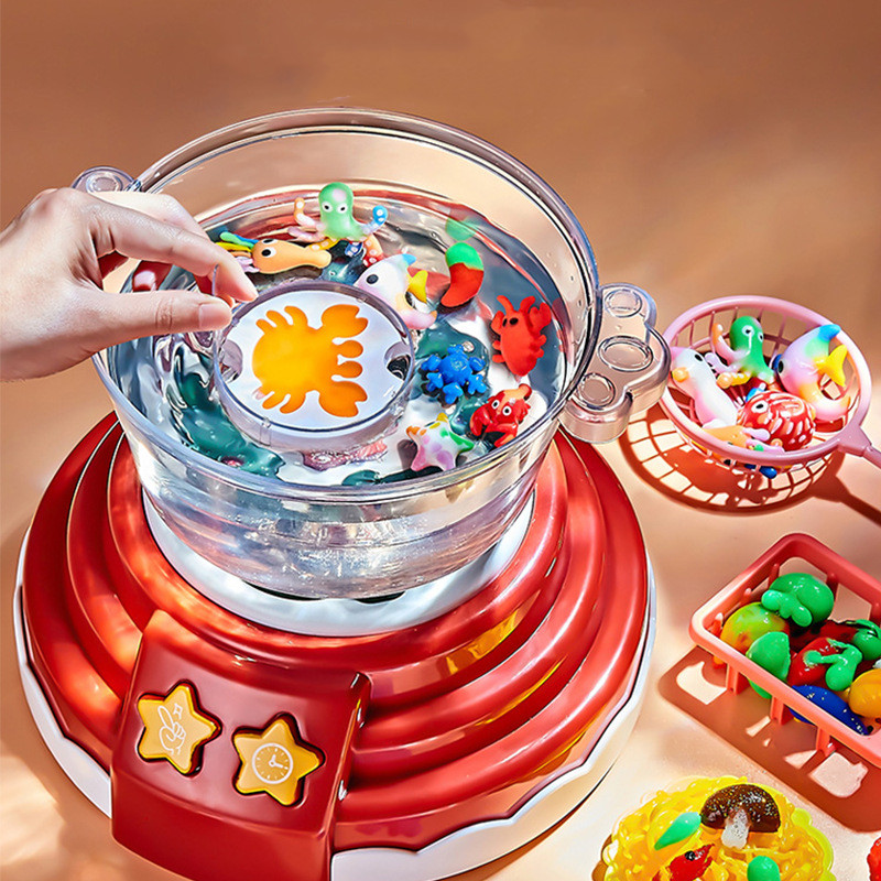 "Magical playtime with Magic Coppertone Cooking Hot Pot for children—a delightful blend of fun and learning!" image 2
