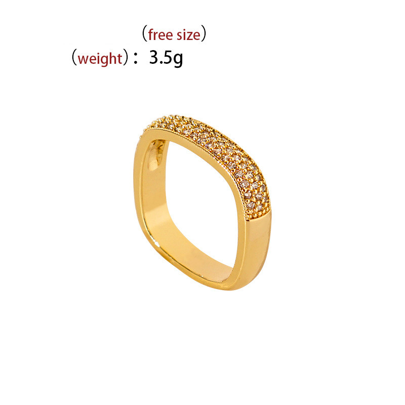 7204a94d 5680 4631 afb8 8124bae2d81c Korean Live Mouth Copper Ring Wide Face Profiled Girlfriends