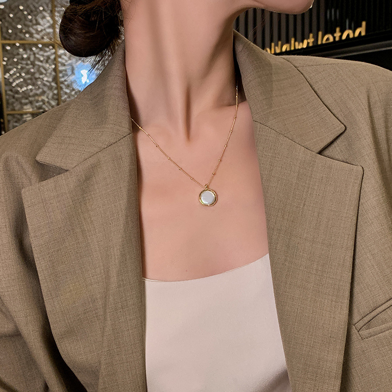 7253567d 4619 4bd9 af0b d91bb0d04bac Frigid Wind Clavicle Chain High-end Simple Temperament Necklace