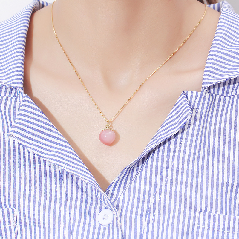 7501200f bc46 4b8a a442 7d8fe7f53419 Peach Agate Necklace Bracelet Pendant