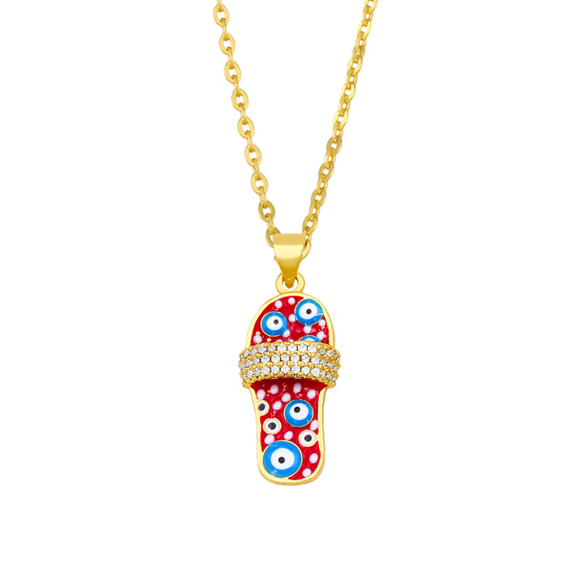 Cross-border European And American Creative Personality Slippers Necklace 1 760ca9cd 7a34 46b4 94f3 19983e595baf Cross-border European And American Creative Personality Slippers Necklace