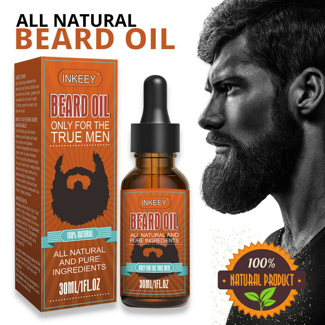 Beard Oil For Men Hair Growth Oil Serum Mustache Grooming Growing Moisturizer Us Cjdropshipping 0473