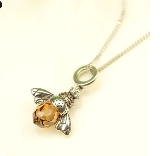 7a5e4003 e992 4f57 880d 9a767226cf2b S925 Silver Necklace Pendant European And American Fashion Crystal Beee