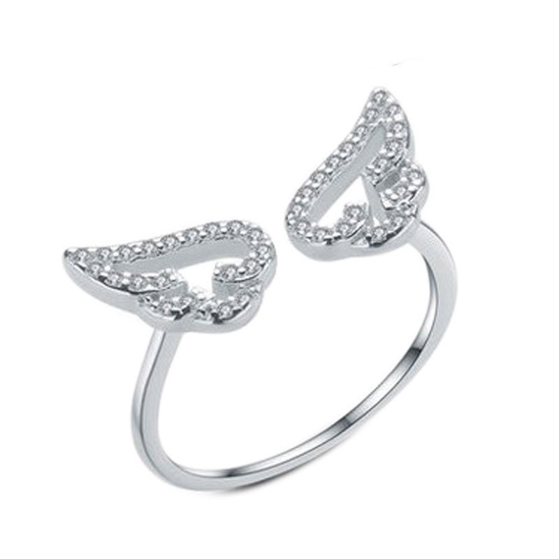 Women's Zircon Angel Wings Wing Ring 2 7a9980f8 9482 4a1c 9683 e8f817553e6d Women's Zircon Angel Wings Wing Ring