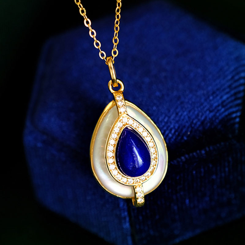 7b38122a 7fc0 49ba 83f9 c8973efc1db3 Natural White Fritillaria Water Drops Earstuds Female Sterling Silver