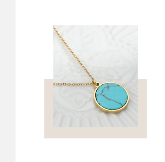 7b7f64f7 f318 480d 8df2 6dd8a3678136 Trendy Hip Hop Spliced Chain Double Layered Wearing Turquoise